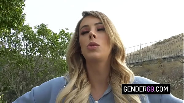 Hot TS Casey Kisses love a deep ass fucking by her boss